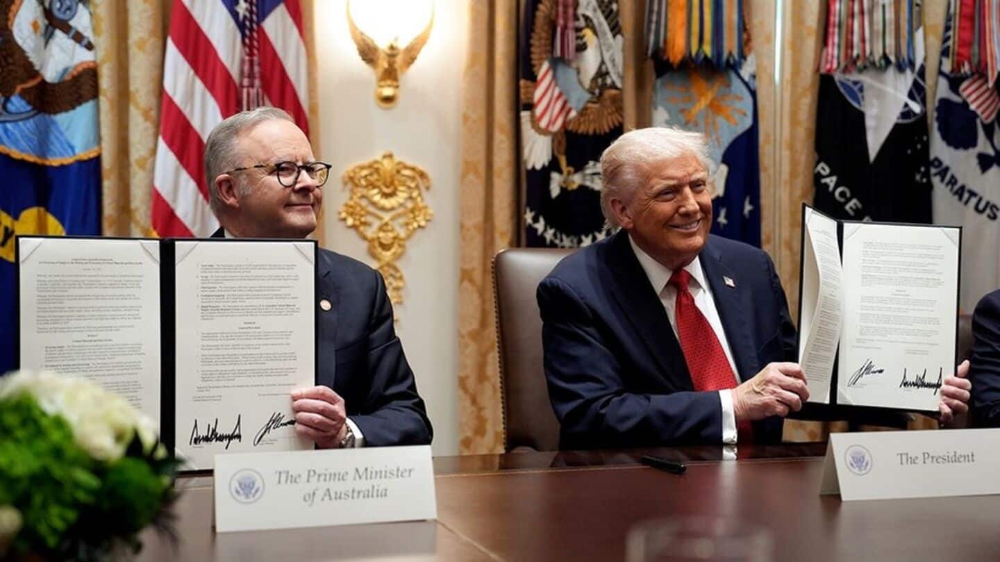 US, Australia ink $8.5 billion critical minerals deal US, Australia ink $8.5 billion critical minerals deal
