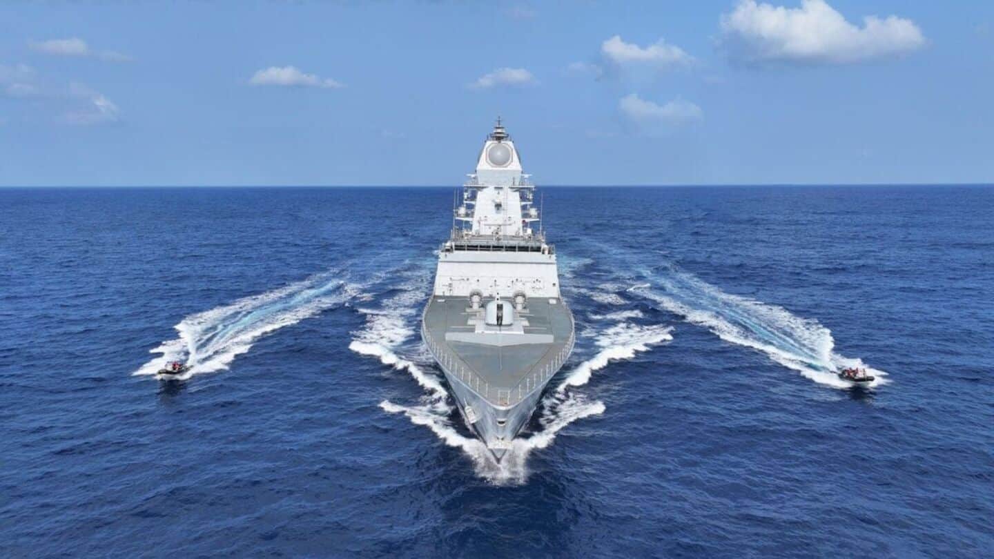 Warships to be made in India: Rajnath Singh on 'aatmnanirbharta' Warships to be made in India: Rajnath Singh on 'aatmnanirbharta'