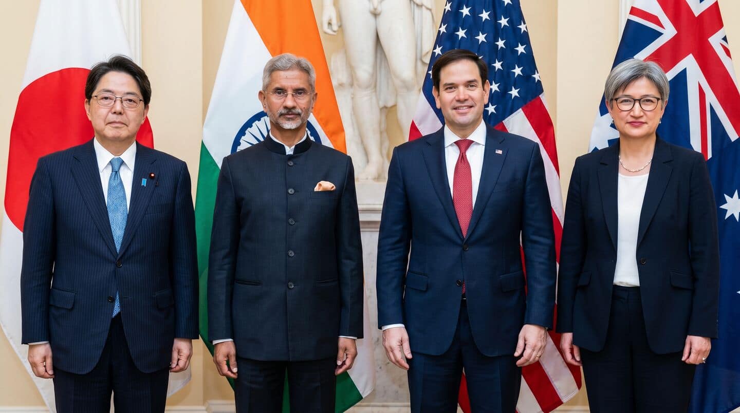 Jaishankar to chair talks with QUAD foreign ministers today