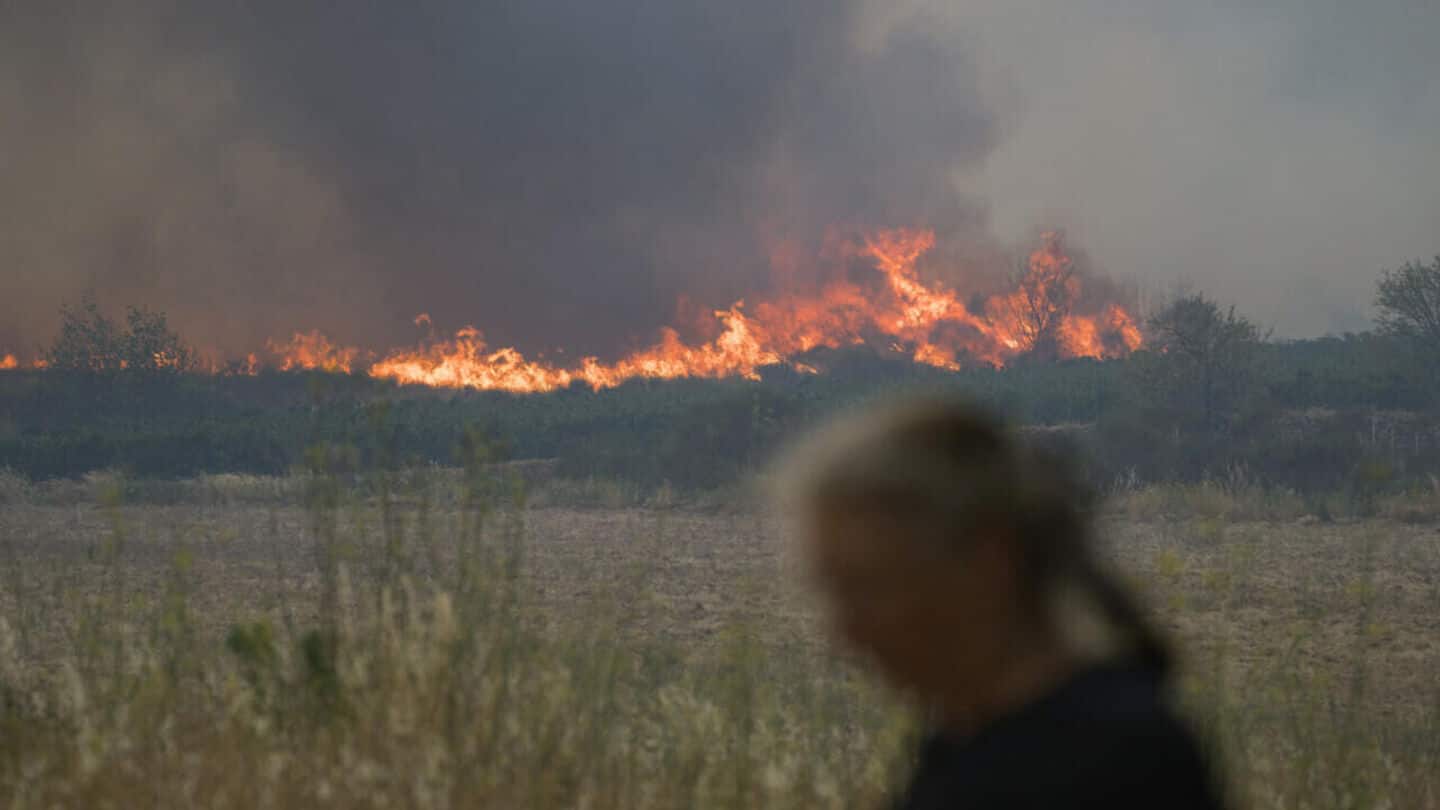 One woman dead, 9 injured in France's largest wildfire One woman dead, 9 injured in France's largest wildfire