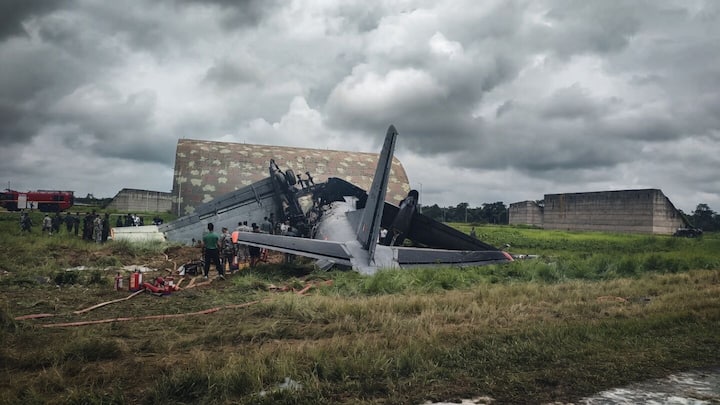IAF AN-32 aircraft crashes in Jorhat, Assam