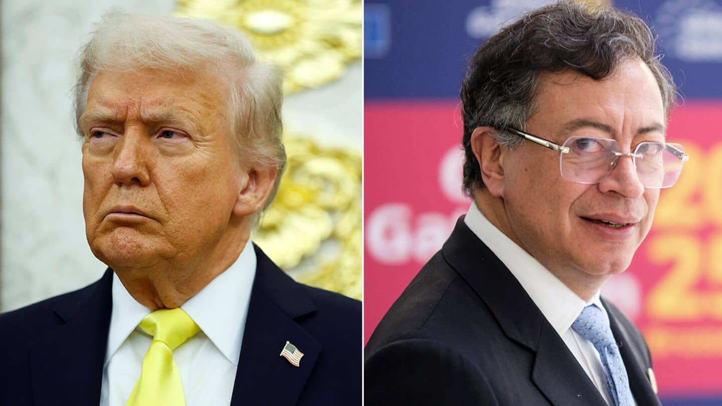 'Watch your a ...': Trump warns Colombian President Gustavo Petro