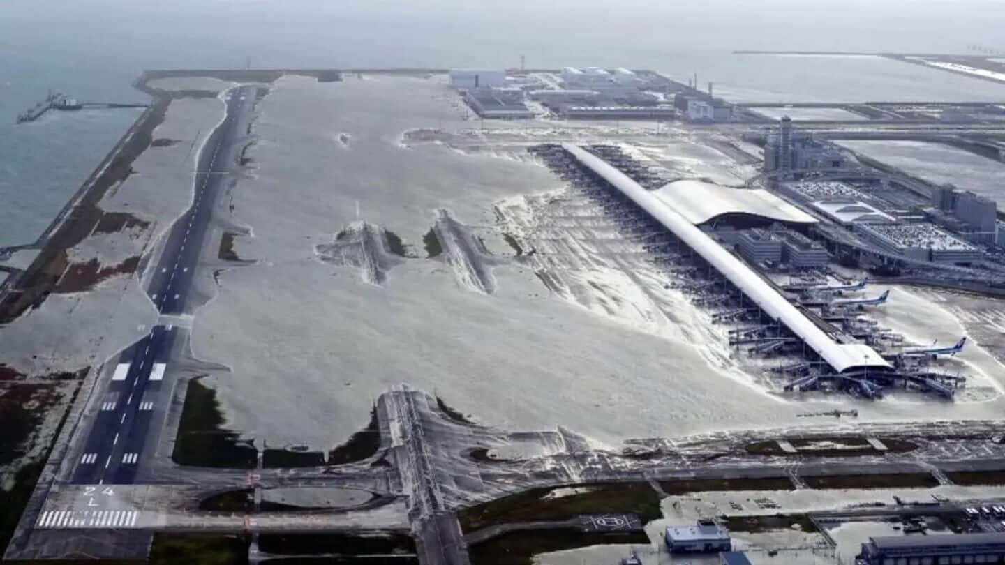 Japan's Kansai International Airport is sinking, but how fast? Japan's Kansai International Airport is sinking, but how fast?