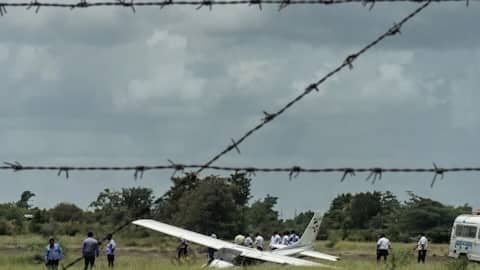 Baramati airport: Private trainer aircraft crash-lands near runway