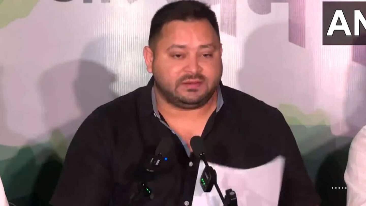 RJD's Tejashwi Yadav accuses Bihar DyCM of holding 2 EPICs RJD's Tejashwi Yadav accuses Bihar DyCM of holding 2 EPICs