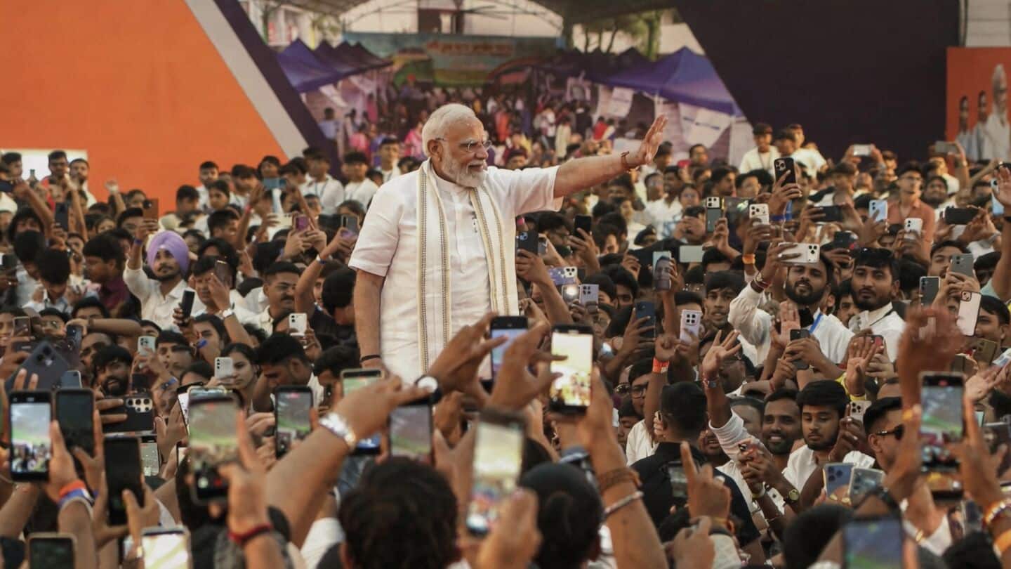 'We will rock you': Modi walks ramp at Vadodara university