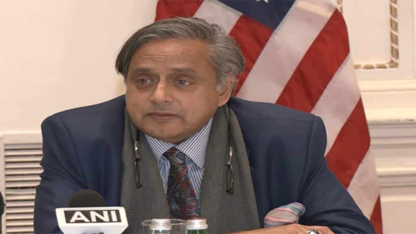 'New bottom line' in approach to terrorism: Shashi Tharoor 'New bottom line' in approach to terrorism: Shashi Tharoor
