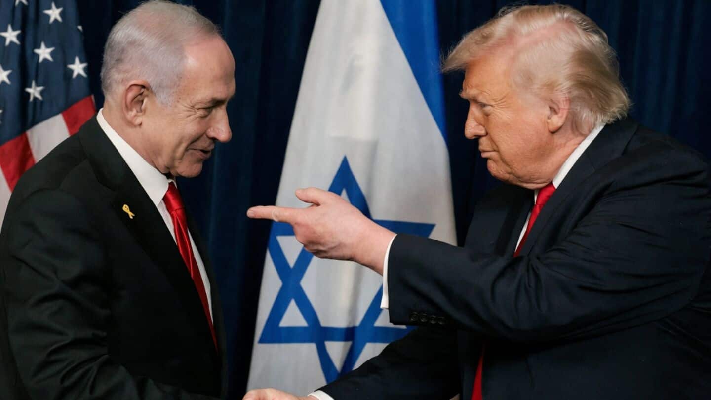 Trump praises Netanyahu as 'warrior prime minister'