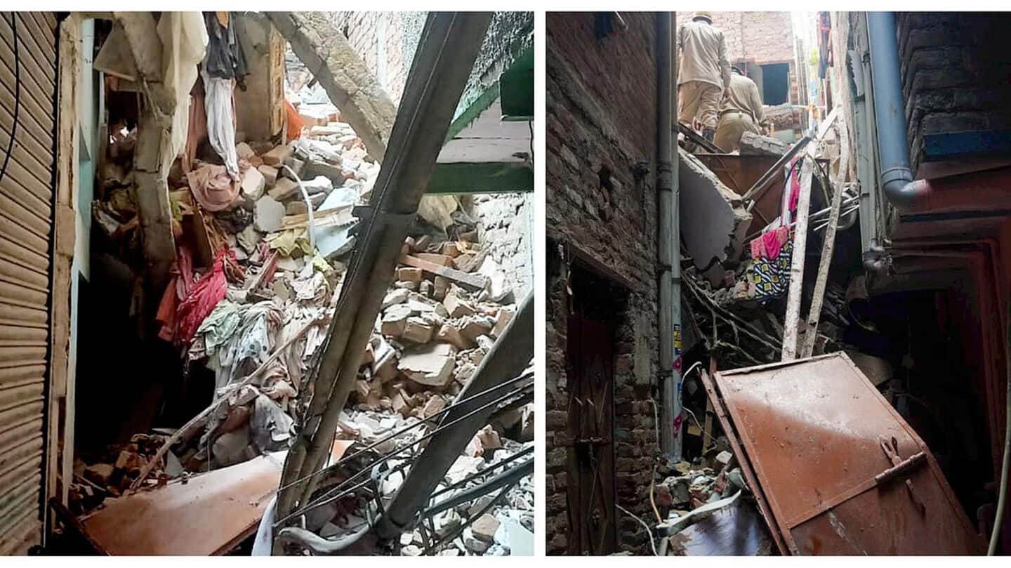 Delhi building collapse: Toll rises to 6, including 2-year-old girl Delhi building collapse: Toll rises to 6, including 2-year-old girl