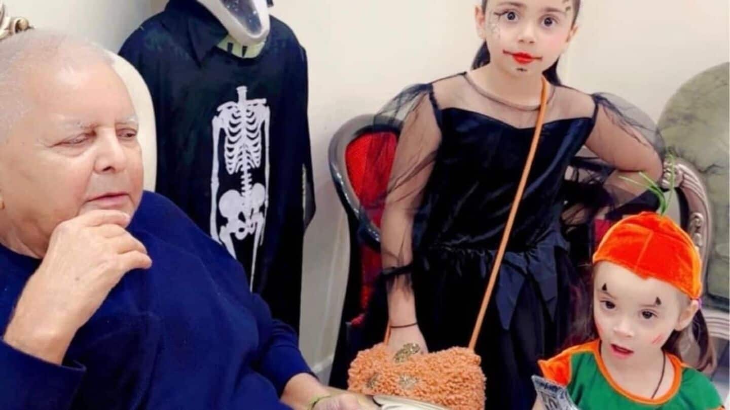 BJP slams Lalu Yadav for celebrating Halloween with grandchildren BJP slams Lalu Yadav for celebrating Halloween with grandchildren