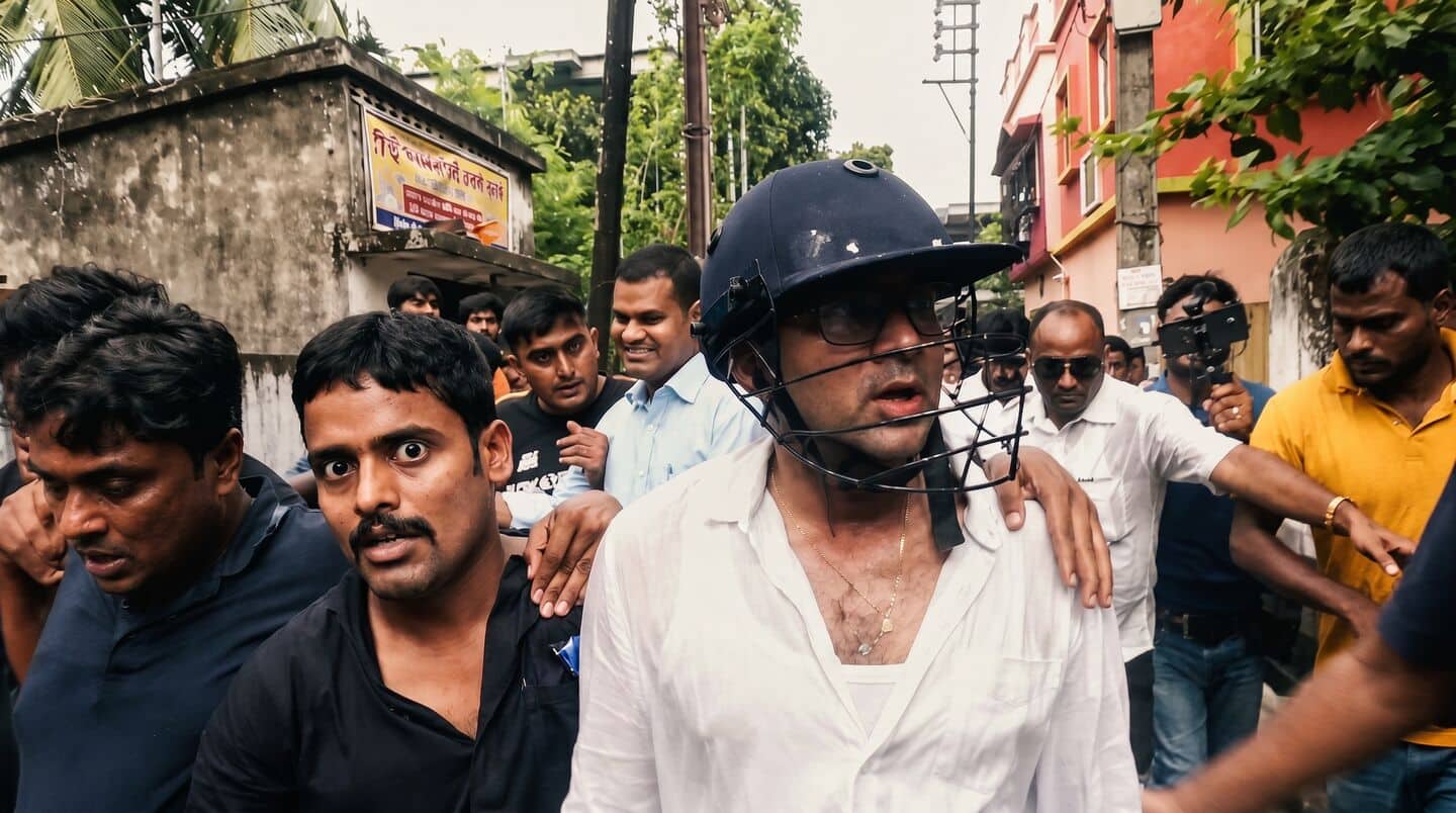 Eggs, stones hurled at TMC's Abhishek Banerjee in Bengal
