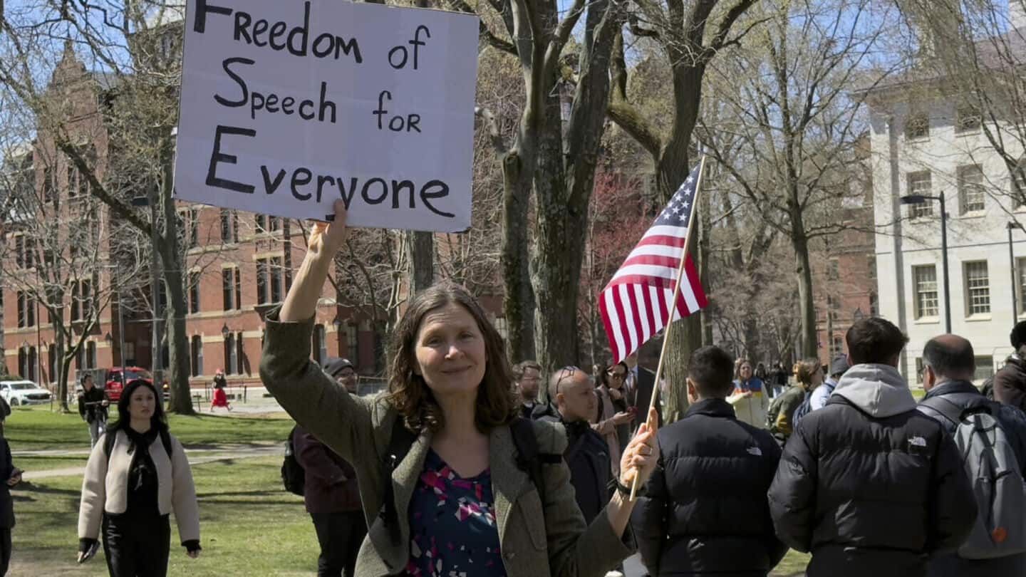 Trump blocks grant funding for Harvard until it meets demands Trump blocks grant funding for Harvard until it meets demands