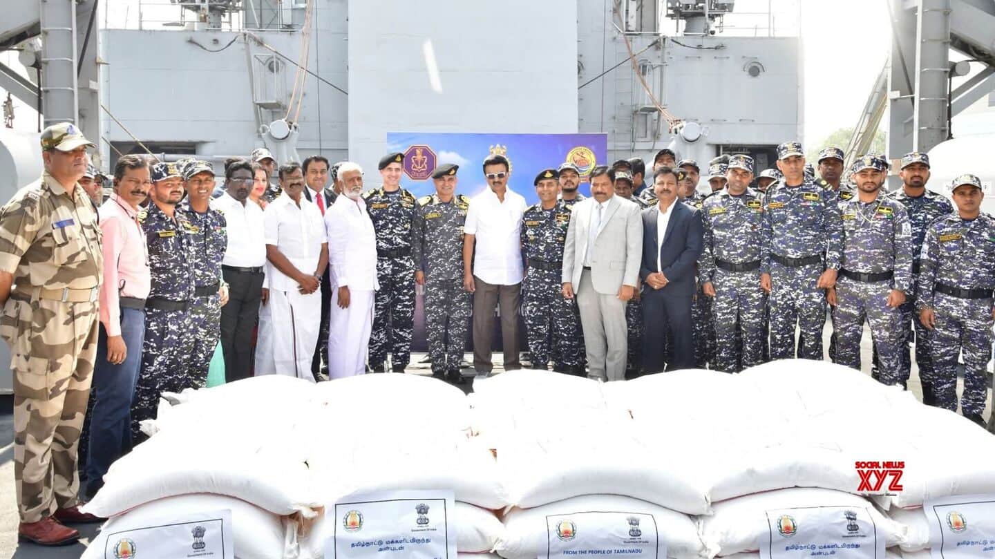 TN sends 950 tons of humanitarian aid to SL