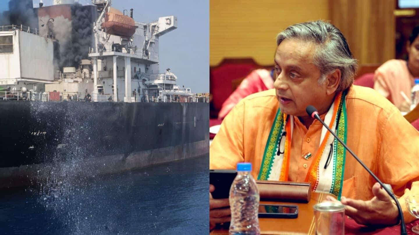 Shashi Tharoor slams US over Indian sailors' deaths