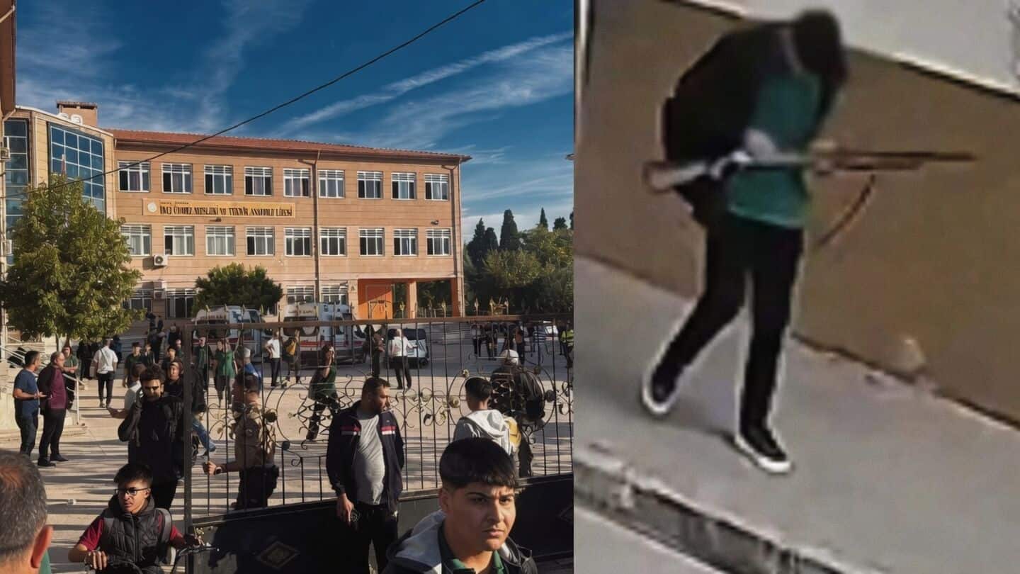 Turkey: 11 injured in shooting outside school