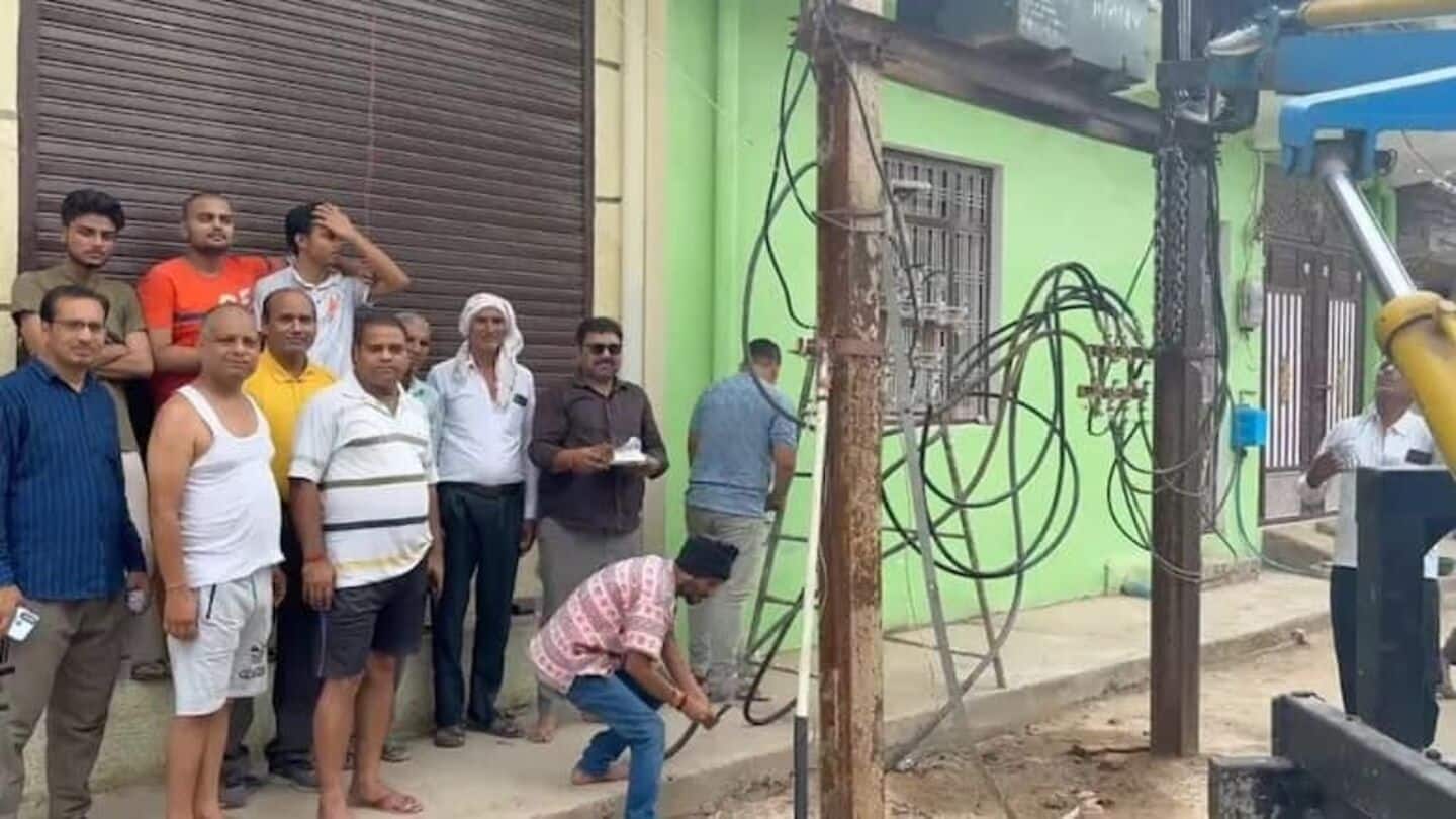 MP locals perform puja for new transformer for this reason MP locals perform puja for new transformer for this reason