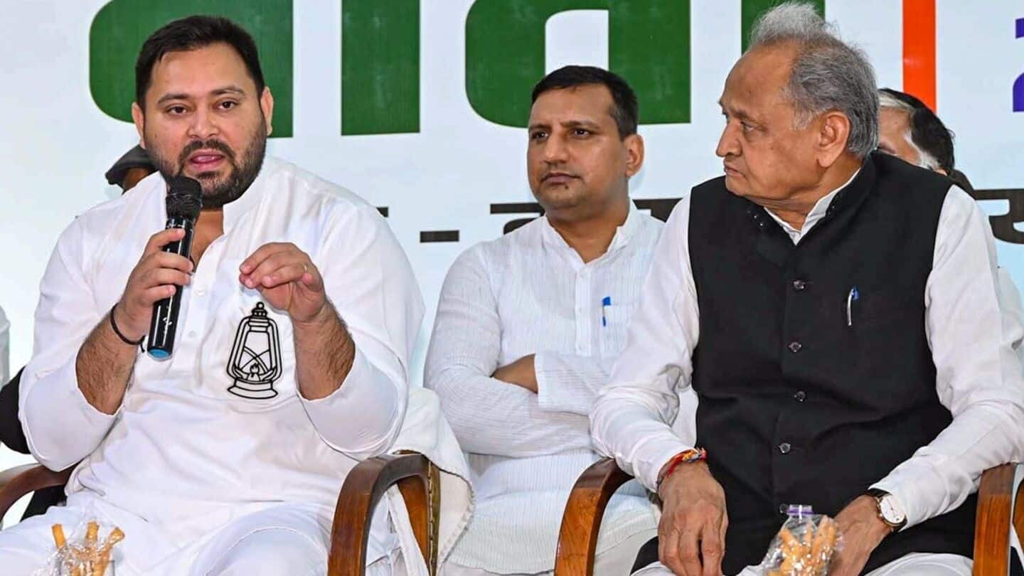 Tejashwi touts EBC deputy CM pick; taunts BJP on Muslims Tejashwi touts EBC deputy CM pick; taunts BJP on Muslims