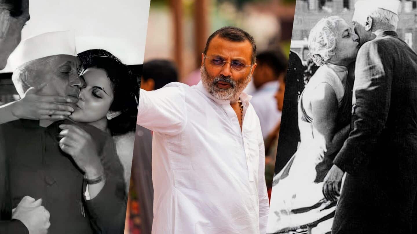 BJP MP Nishikant Dubey shares 'Nehru-Gandhi' photos