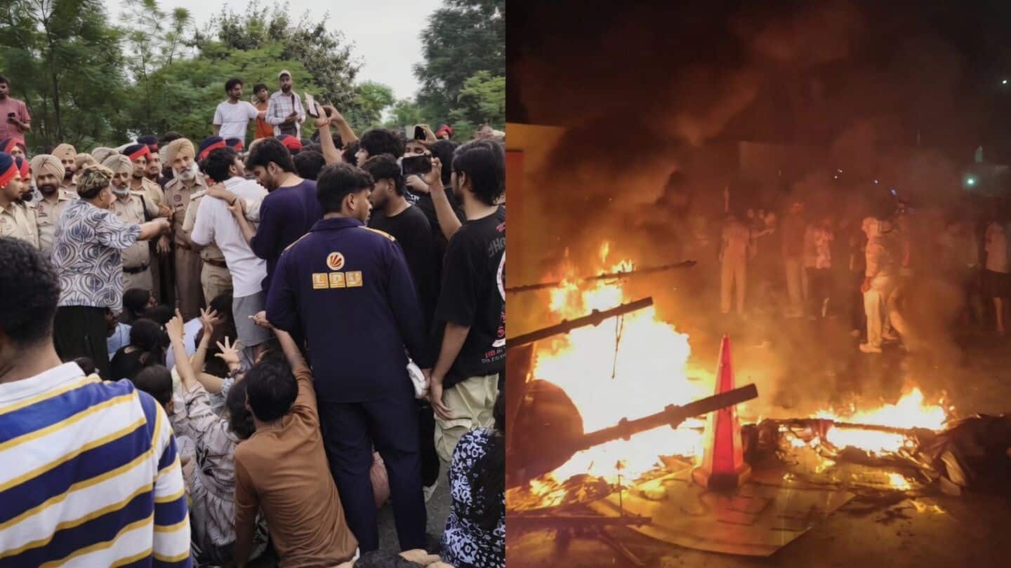 Violent protests erupt at LPU over unverified rape report