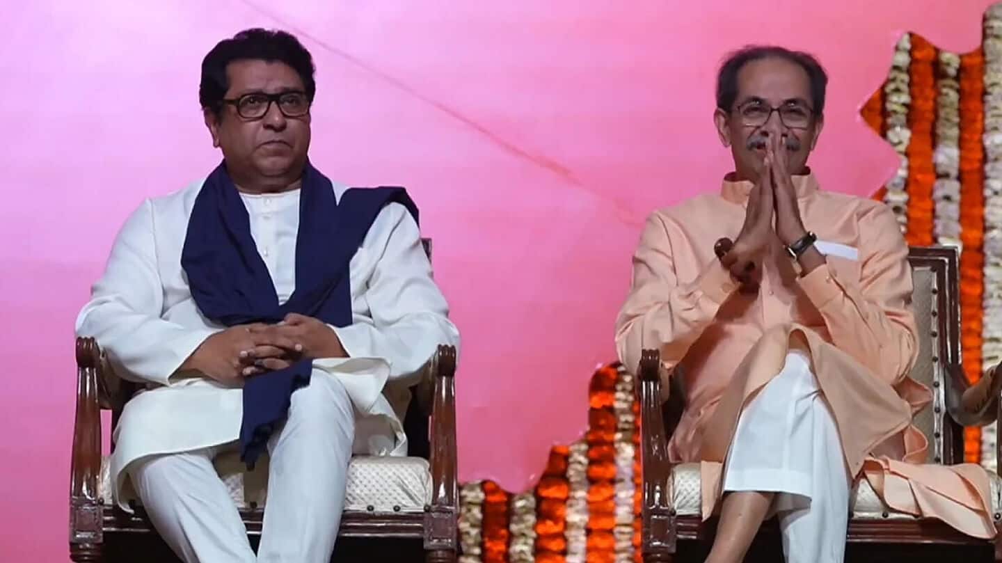 Uddhav, Raj Thackeray share stage after 20 years Uddhav, Raj Thackeray share stage after 20 years