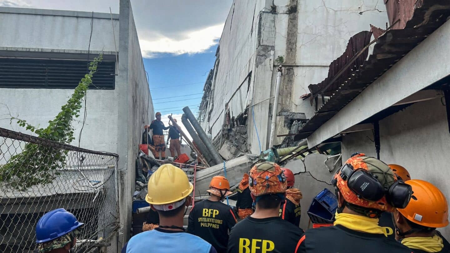 Modi expresses grief over Philippines earthquake; toll rises to 37