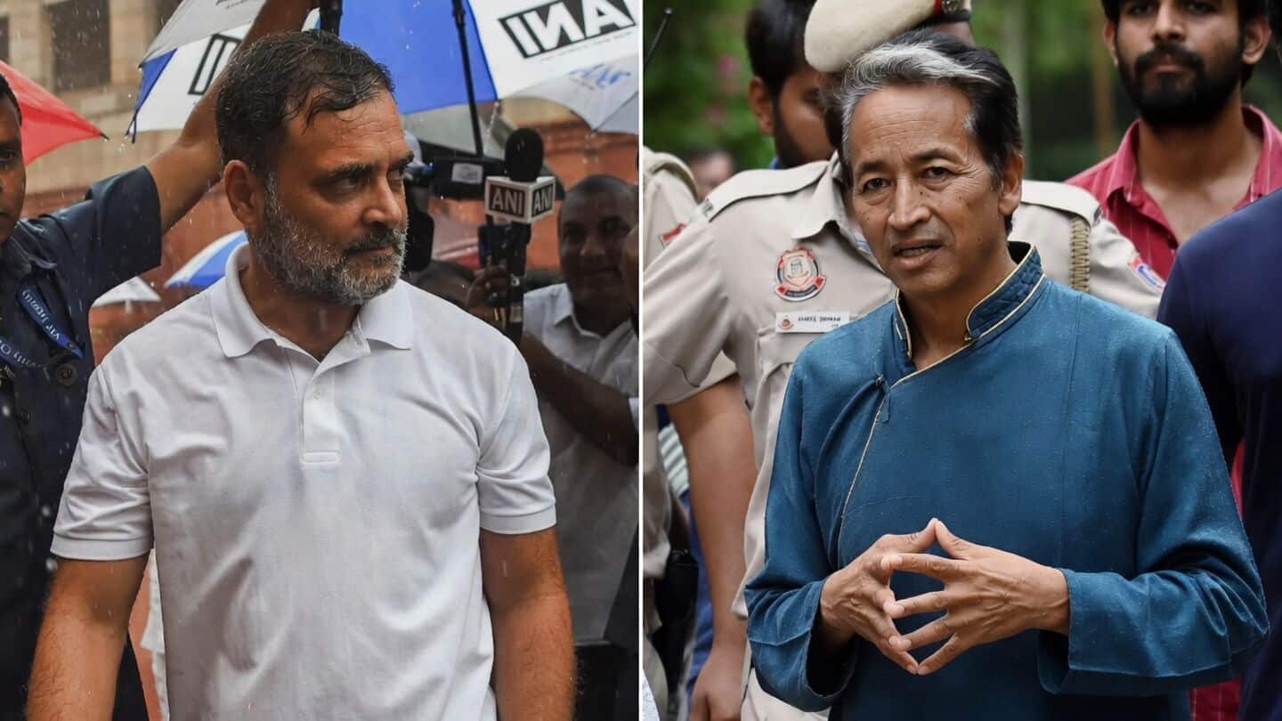 Sonam Wangchuk claims Rahul Gandhi ignored proposal to end fast