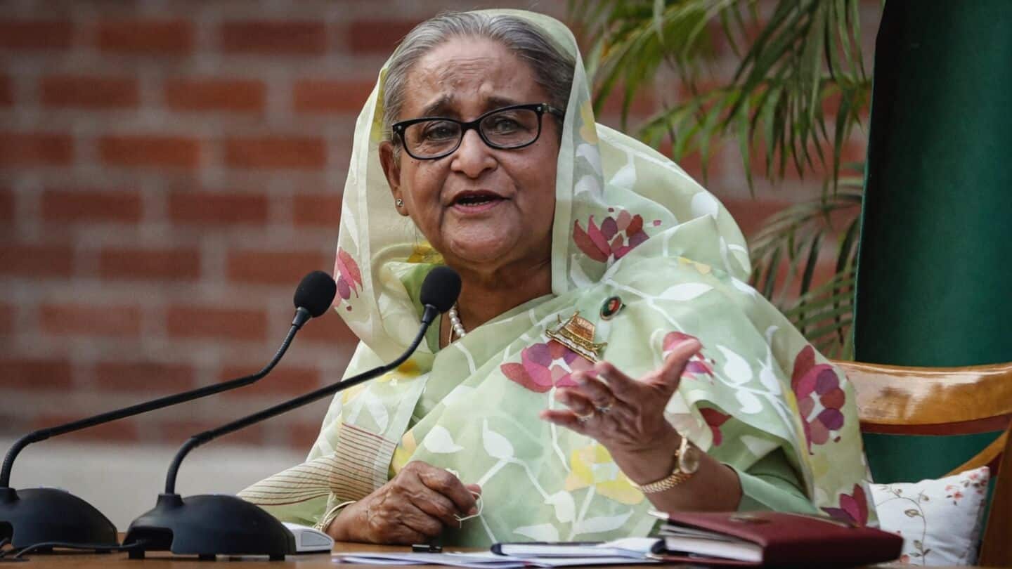Bangladesh's Hasina to speak in India after 2 years' exile