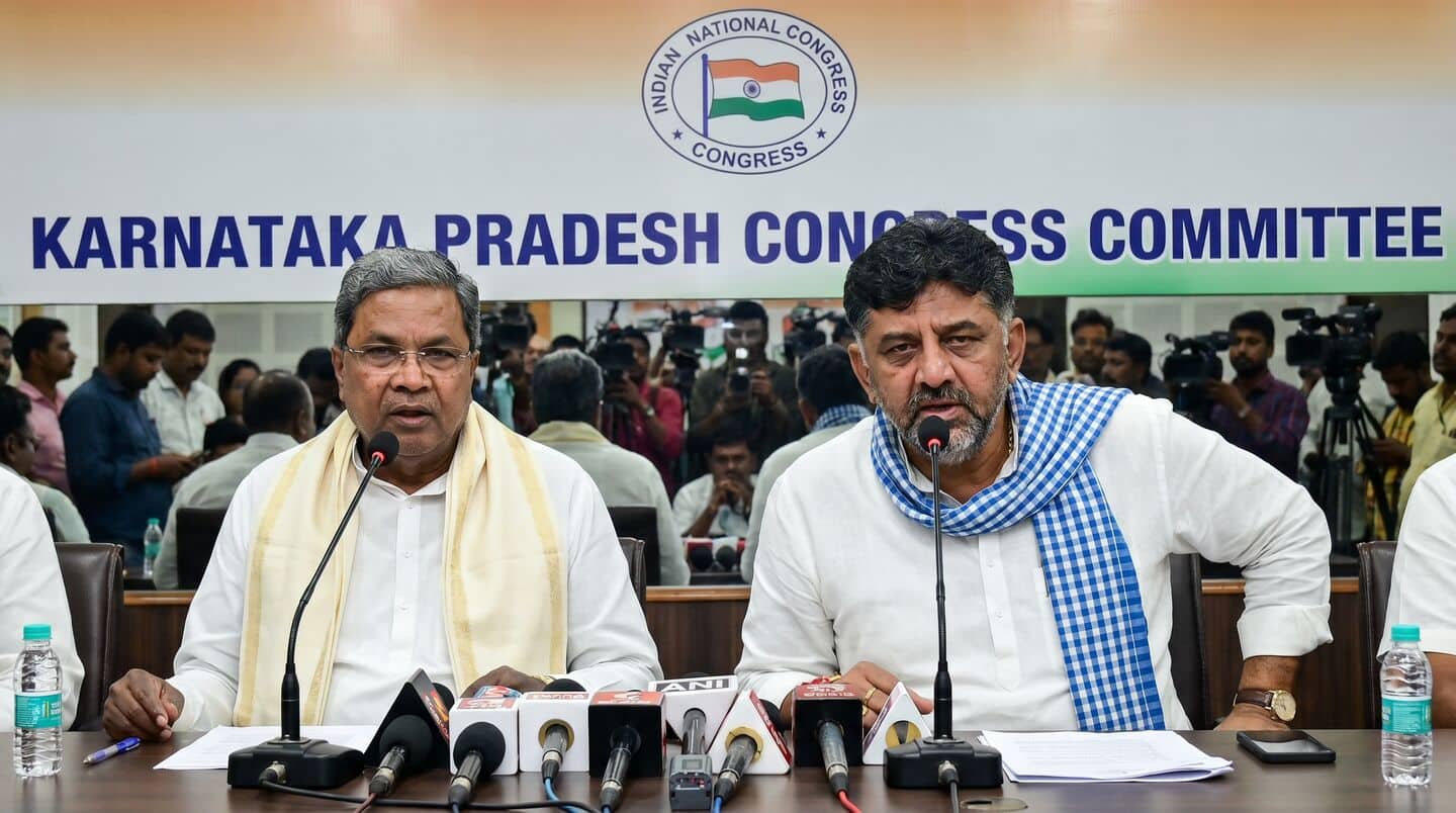 Siddaramaiah, Shivakumar meet Congress leadership in Delhi amid power tussle