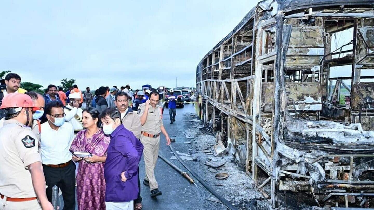 Kurnool bus inferno intensified by 234 smartphones, fuel leak Kurnool bus inferno intensified by 234 smartphones, fuel leak