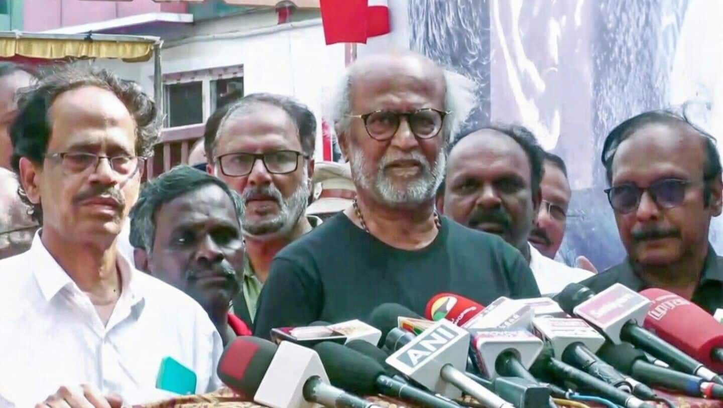 Rajinikanth thanks fans as TVK leader's 'slanderous' remarks spark row