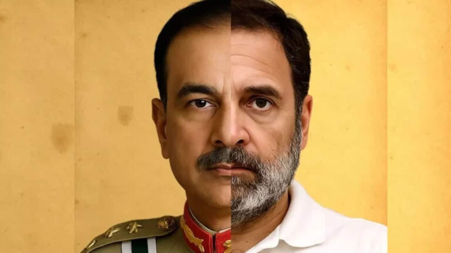 BJP shares Rahul-Asim Munir poster; Congress counters with Modi-Sharif picture BJP shares Rahul-Asim Munir poster; Congress counters with Modi-Sharif picture
