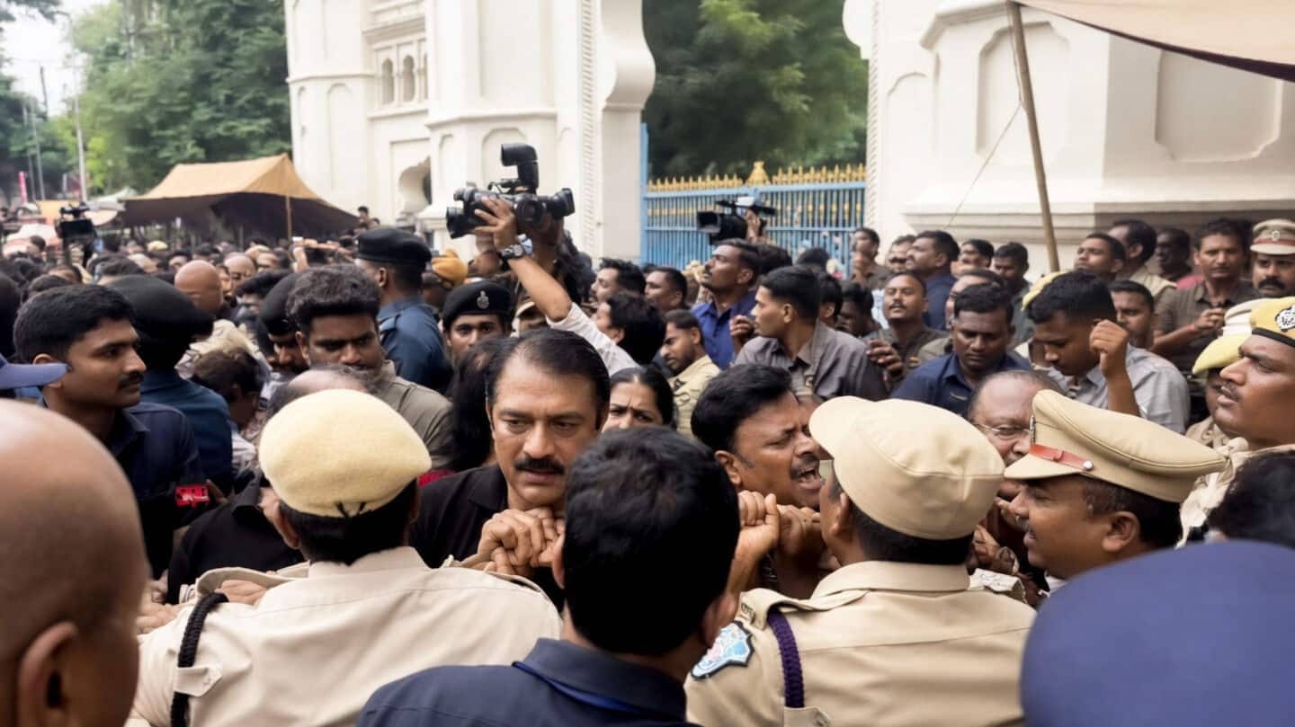 Telangana Police file FIR against BRS leaders
