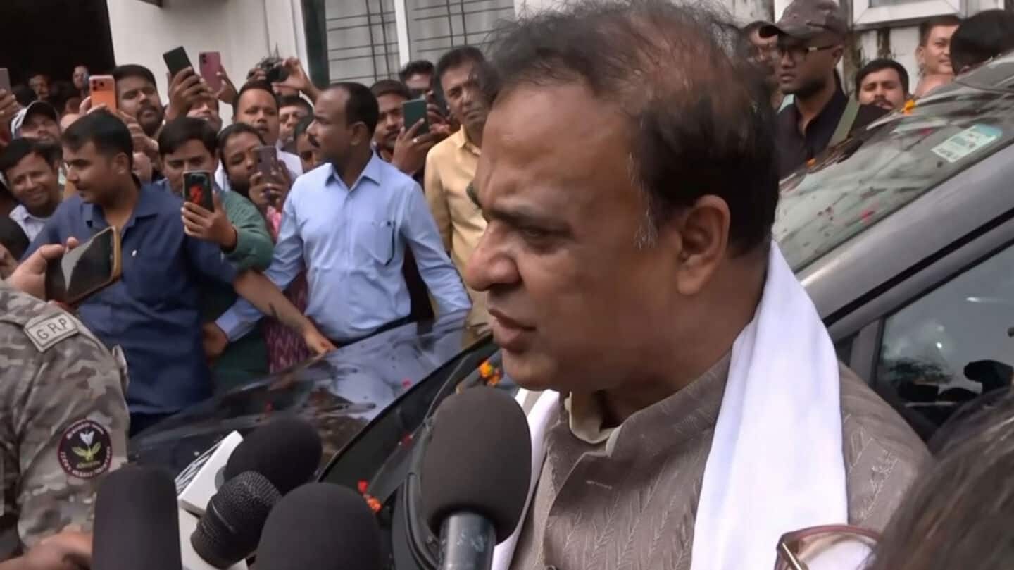 Assam CM Himanta Sarma files nomination from Jalukbari