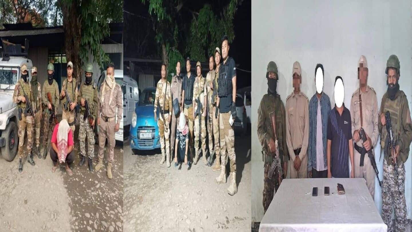 Manipur: 5 militants arrested for extortion, equipment seized Manipur: 5 militants arrested for extortion, equipment seized