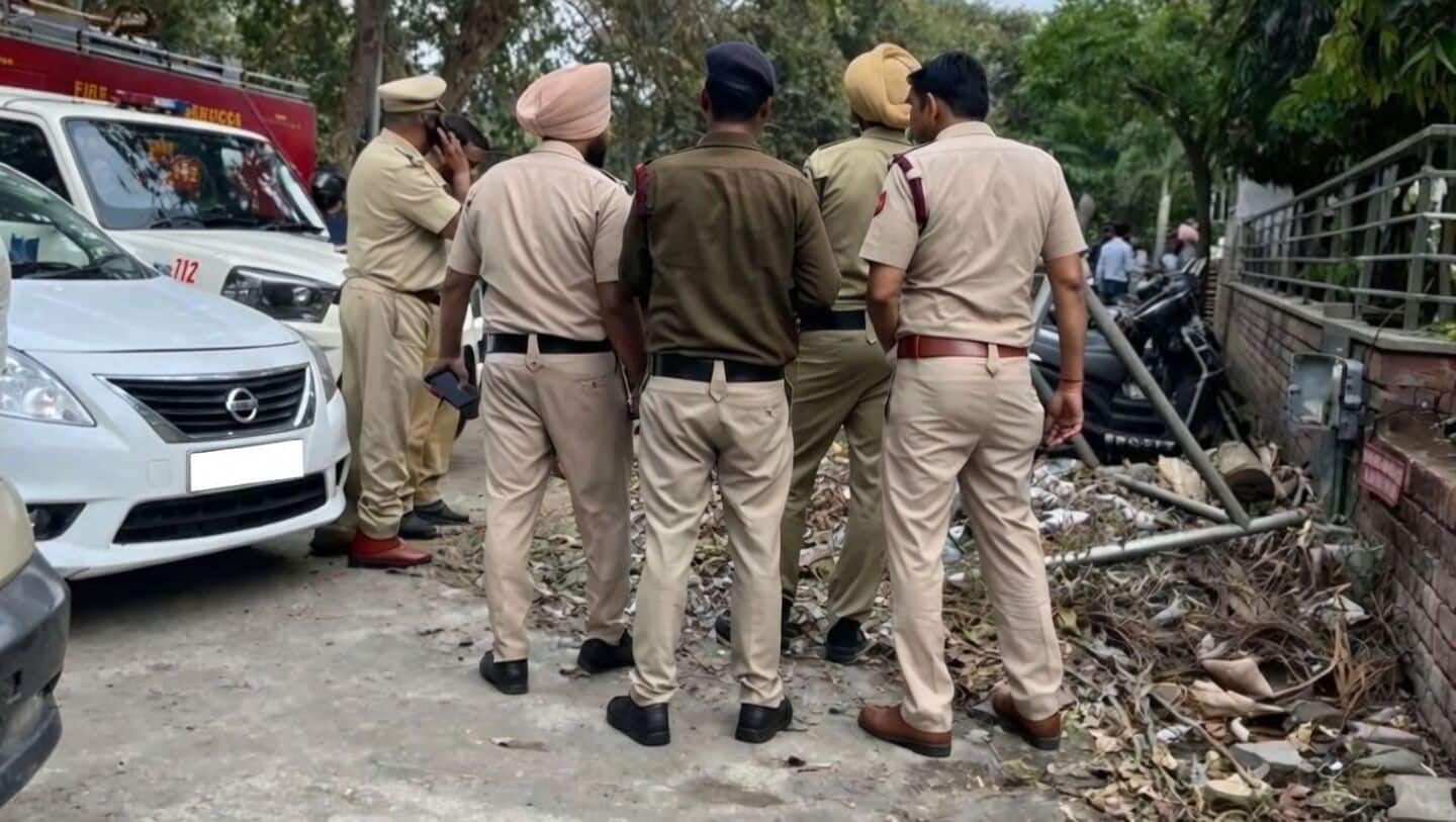 Blast outside BJP office in Chandigarh, probe on