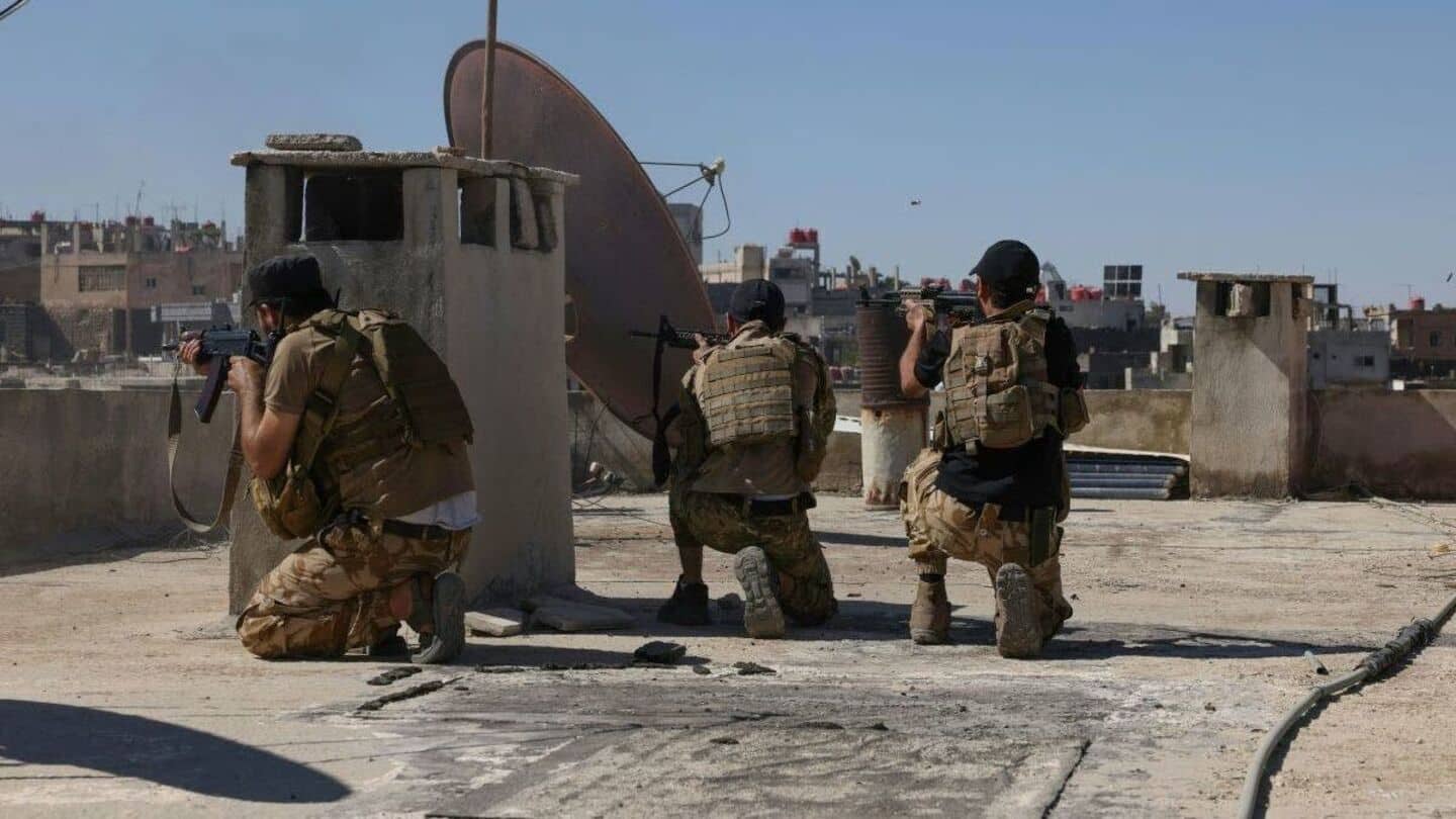 Syrian army starts withdrawing from Sweida after US request Syrian army starts withdrawing from Sweida after US request