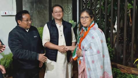 Assam minister Nandita Garlosa joins Congress after BJP denies ticket