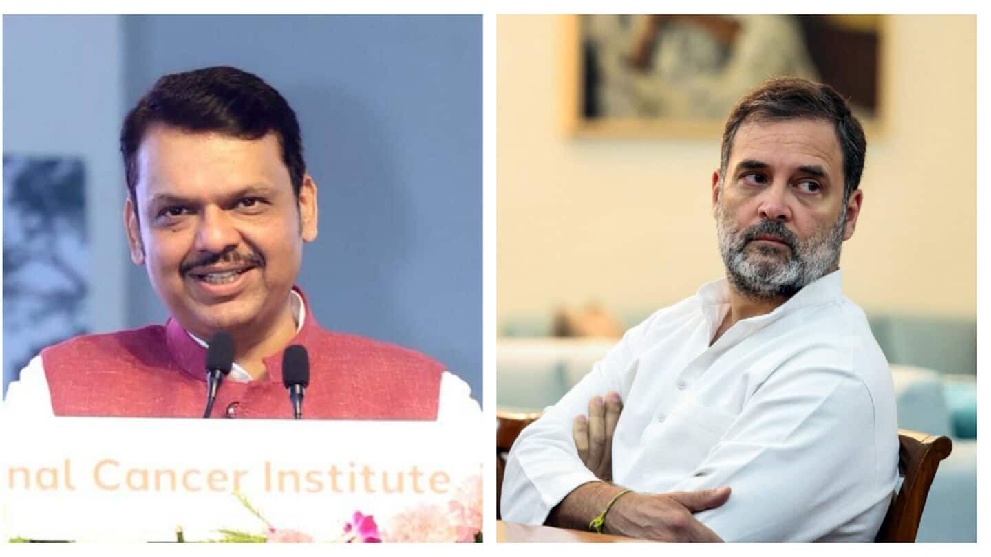 'Accept ground realities...': Fadnavis on Rahul's Maharashtra polls rigging claims 'Accept ground realities...': Fadnavis on Rahul's Maharashtra polls rigging claims