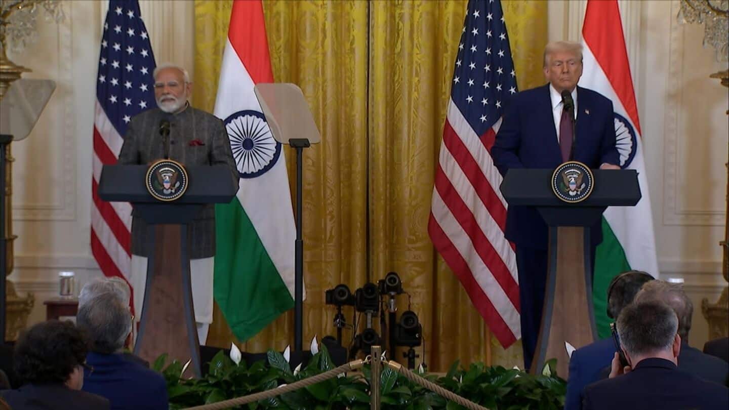 Sergio Gor gifts PM Modi framed 2025 note from Trump 