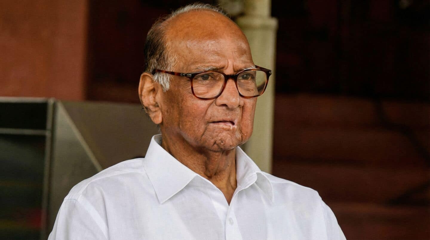 Sharad Pawar readmitted to hospital for throat infection