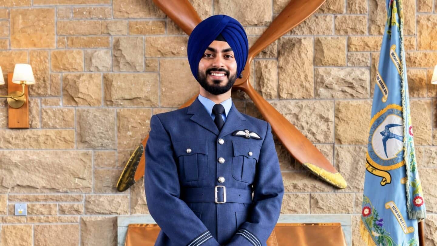 Meet RAF's 1st Sikh fighter pilot since WWII