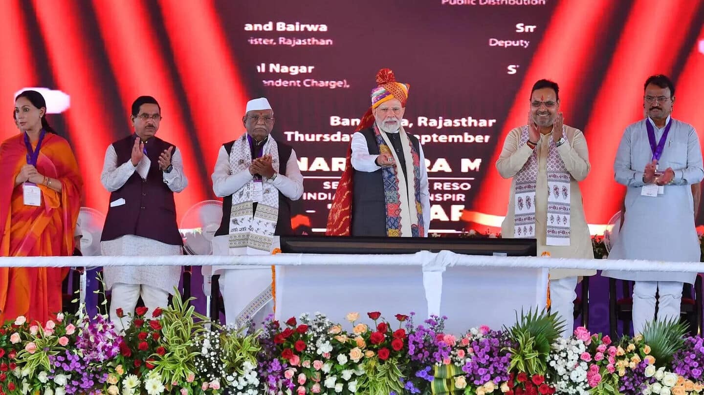 PM Modi lays foundation stone for projects worth ₹8,260 crore