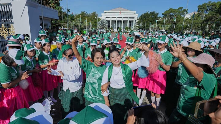 Myanmar junta holds first election since 2021 coup