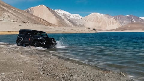 Ladakh: 4 tourists fined ₹2L for illegal off-roading in Pangong