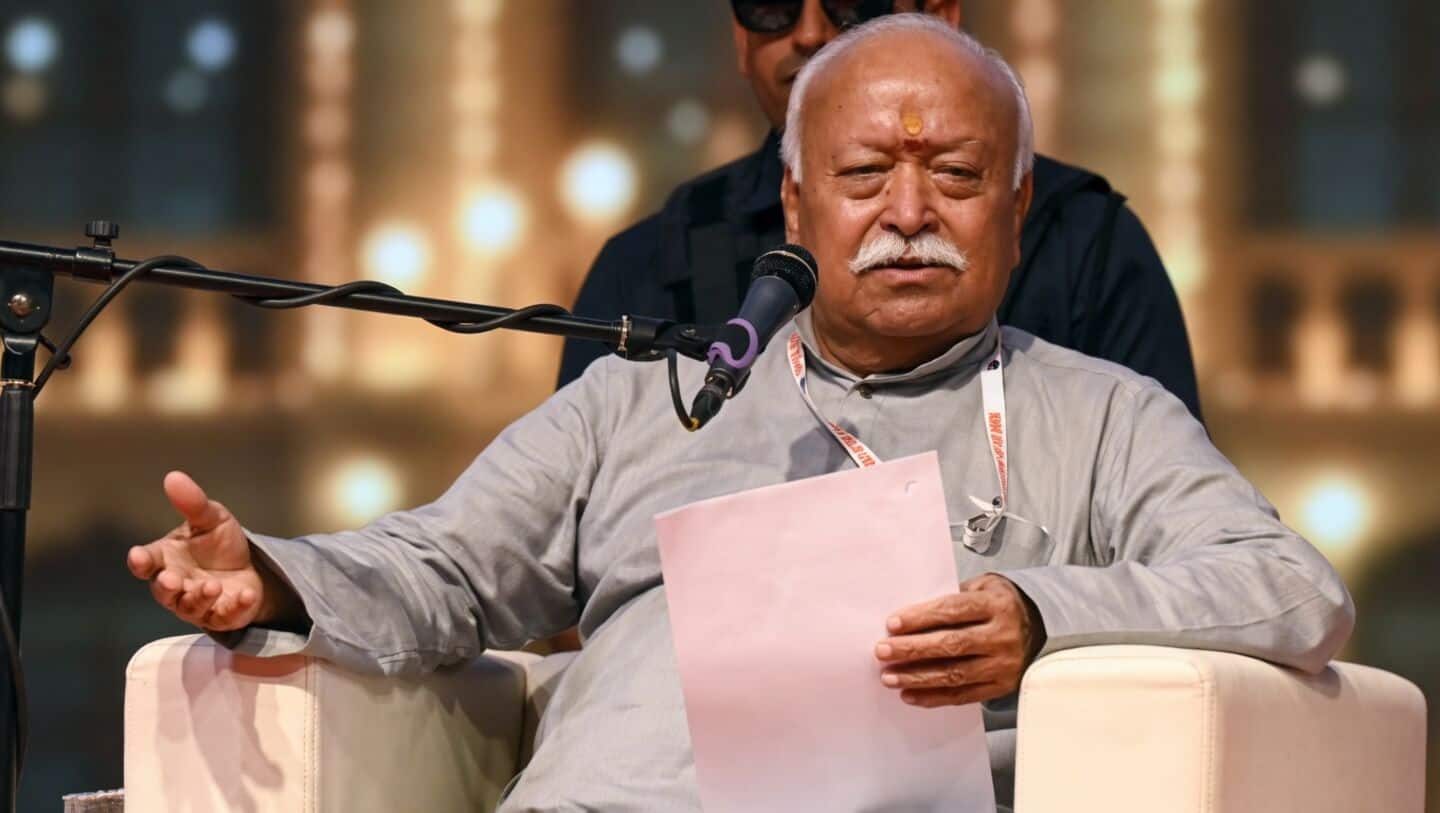 RSS chief Bhagwat defends Hosabale's Pakistan dialogue remarks