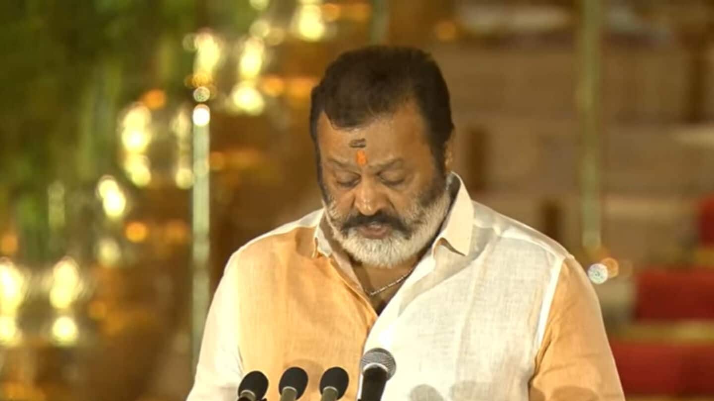 'Income has stopped': Minister Suresh Gopi wants to resume acting 