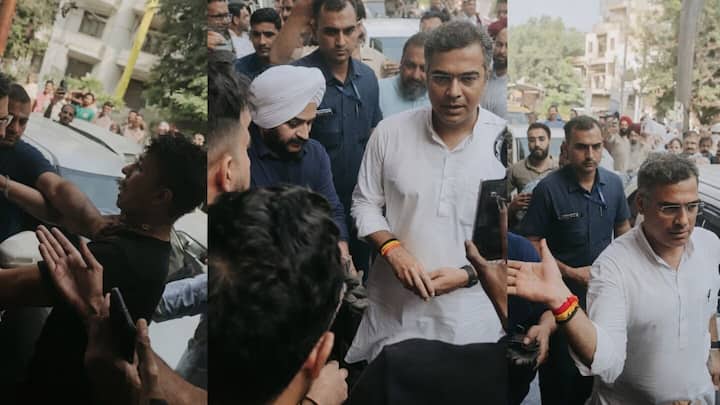 Delhi minister slaps man filming road inspection, video goes viral