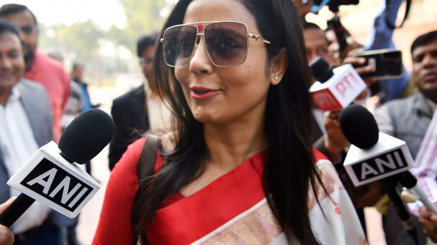 TMC MP Mahua Moitra booked for 'head-cutting' remark against Shah TMC MP Mahua Moitra booked for 'head-cutting' remark against Shah