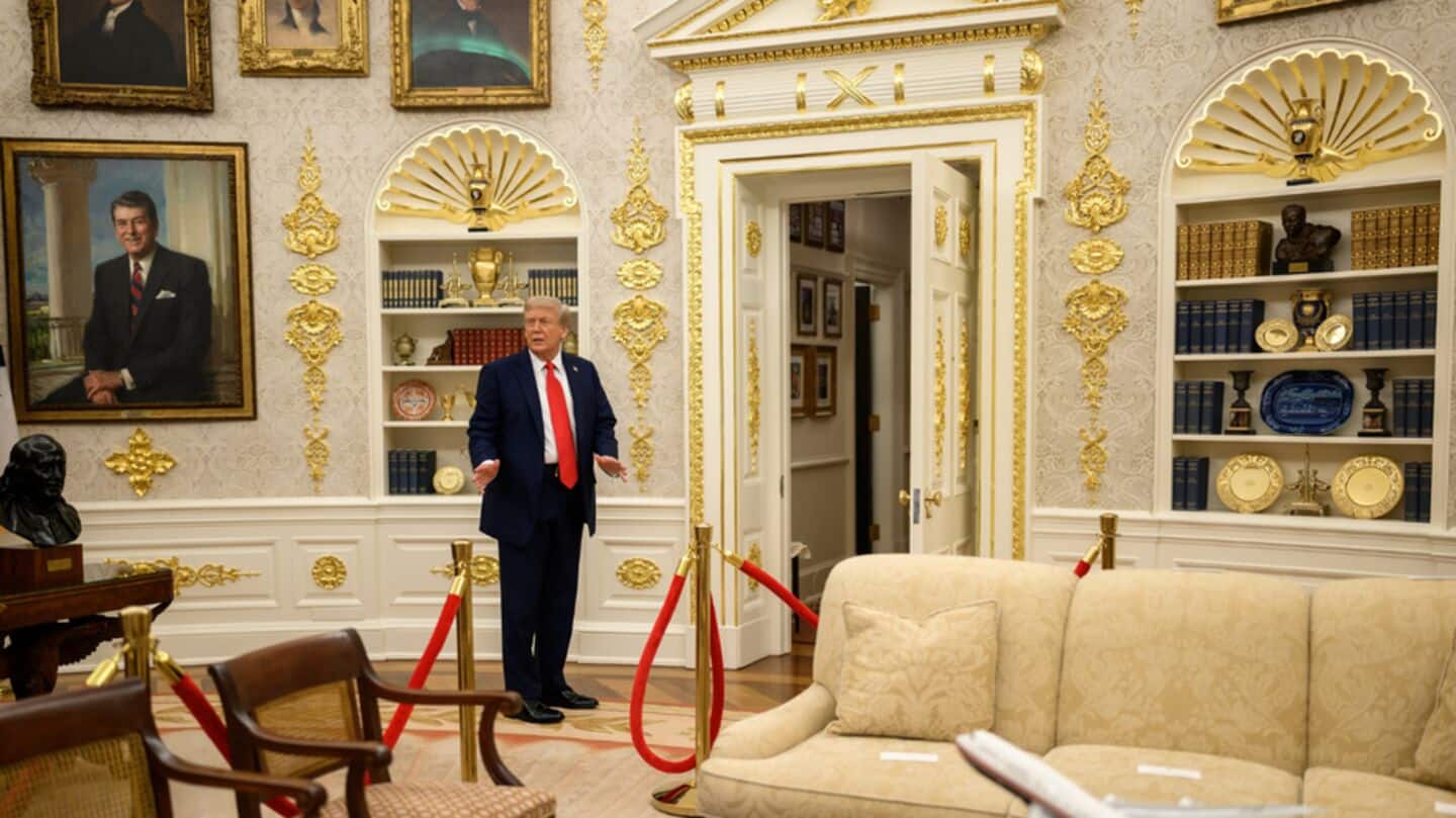 US: President Trump's gold-plated White House renovation draws flak