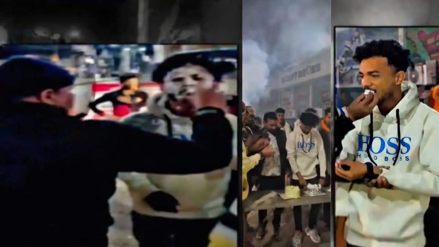 Amravati rape-accused celebrates birthday with cops; video goes viral